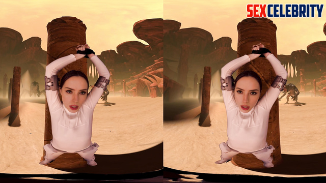 Star Wars cosplay VR sex with Daisy Ridley - real fakes