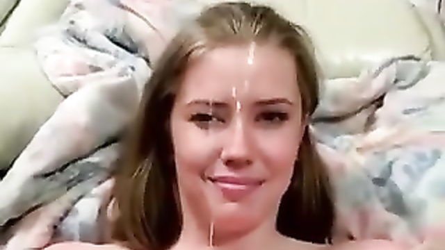 Her cute face got completely jizzed all over (Alanah Pearce) fakeapp