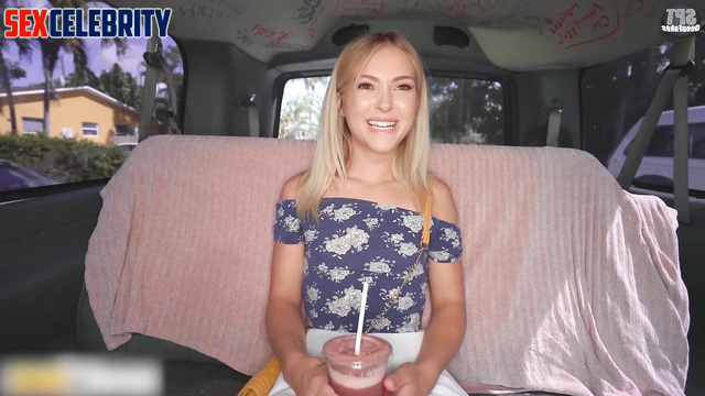 Extreme fuck in the riding car - AnnaSophia Robb in hot sex tapes