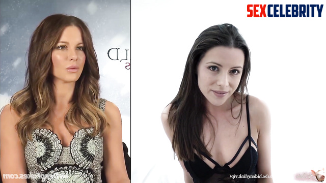 I smack [face swap] Kate Beckinsale plump ass with my hands