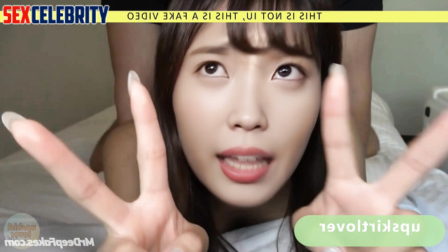 Slutty IU (이지은 인터넷 연예인) twirled on the dick all day [real fake]