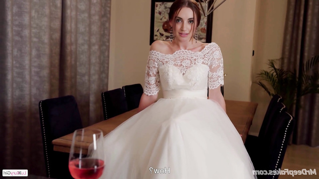 Runaway bride Gibi ASMR let a stranger cum in her mouth, fakeapp