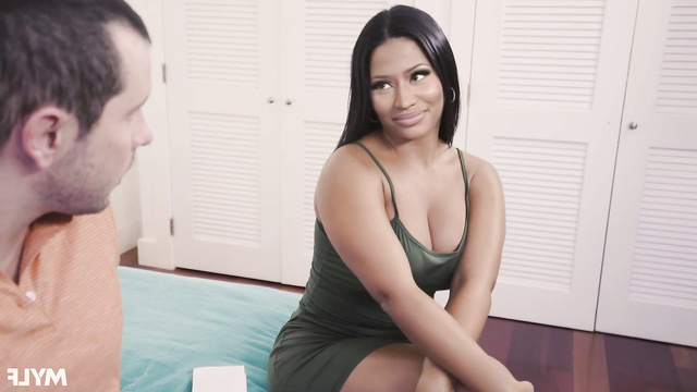 Ebony MILF fucked by young stepson - Nicki Minaj deepfake