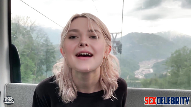 Sweet whore Dakota Fanning relaxes to the fullest on vacation, deepfake