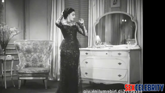 Rare black and white film with fake Elizabeth Taylor