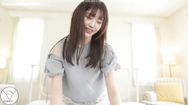 Cute brunette Wonyoung (장원영 아이브) getting sex pleasure / fakeapp