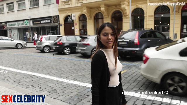 [A.I.] Emma Raducanu walks down the street without a bra