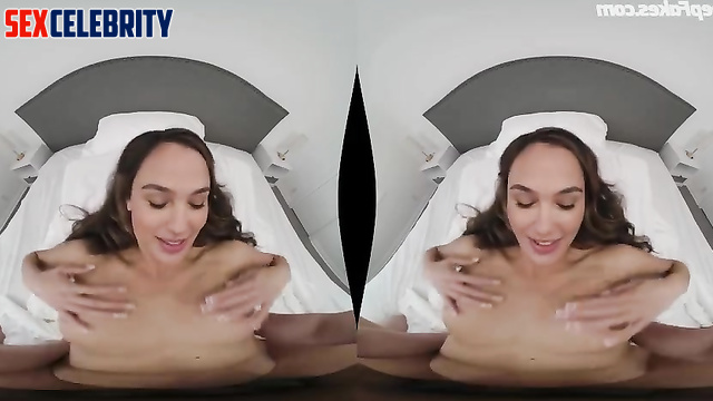 Busty Gal Gadot is pleased by crazy fan // pov adult video