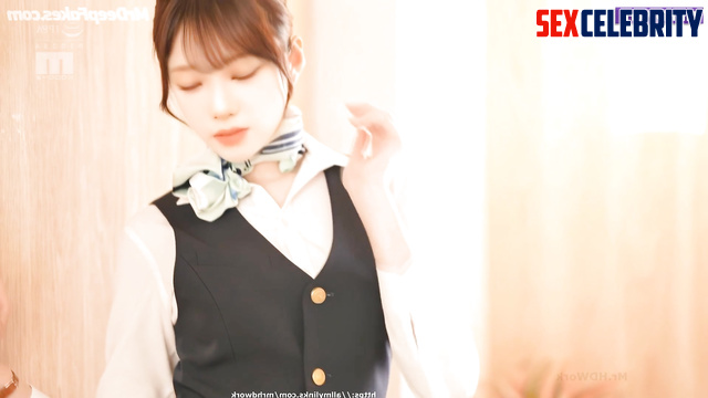 Karina (카리나 에스파) horny stewardess wants to fuck - real fake