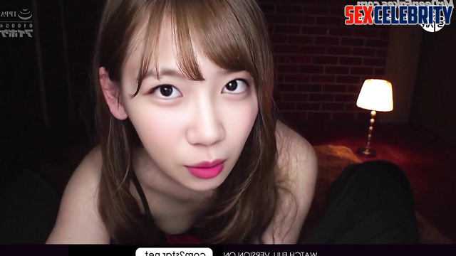 Brothel star works her sweet mouth / Kazuha (카즈하 르세라핌) celebrity sex