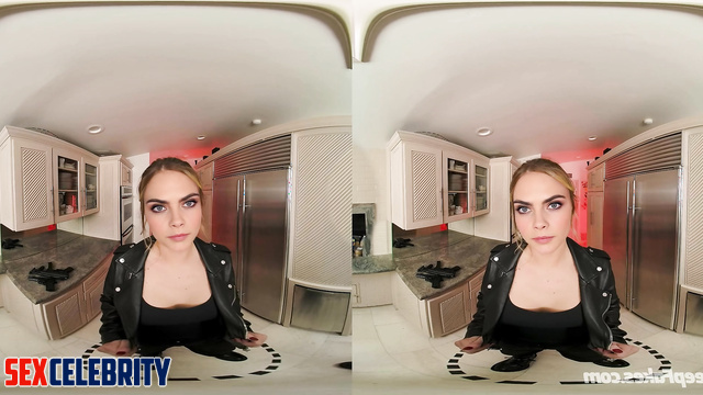 Busty beauty Cara Delevingne in VR deepfake sex scene