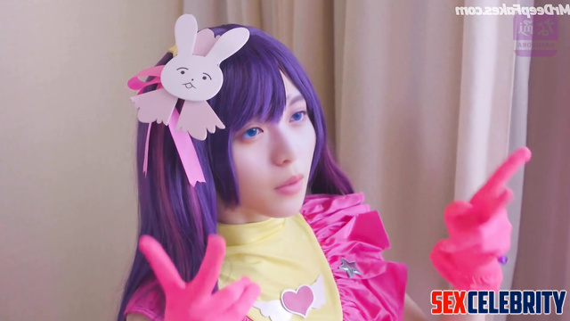 Cosplay slut made awesome blowjob, fake Asuka Saito (齋藤 飛鳥 乃木坂46)