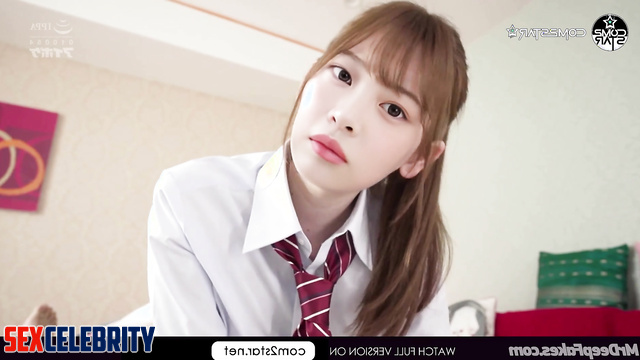 Shy student Hanni 뉴진스 [하니] kisses her boyfriend passionately NewJeans 섹스 장면 sex scene