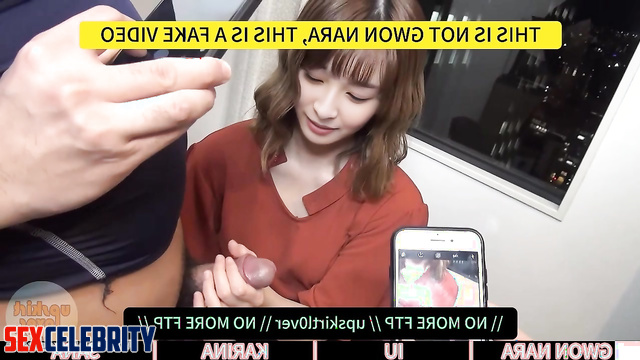 Threesome was captured on cam, fake Nara, IU, Karina, Sana 권나라 이지은 헬로비너스