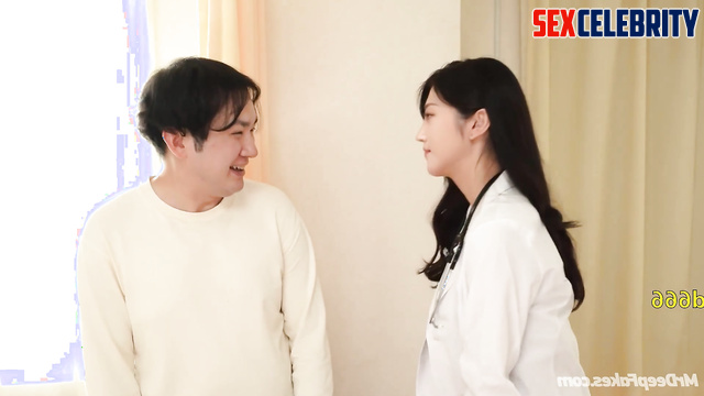 Doctor is going to fuck her client / Guan Xiaotong (关晓彤 性爱场面) face swap