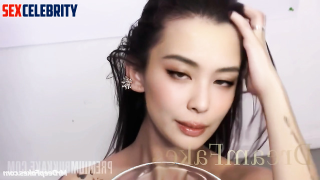 Bukkake orgy debut for young whore Yang Mi 杨幂 假名人色情片