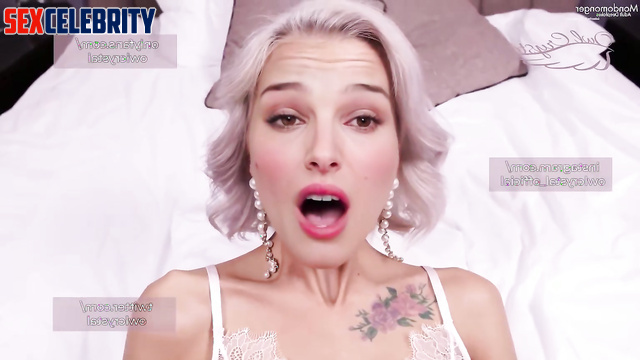 Cute blonde loves to suck - Natalie Portman POV deepfake