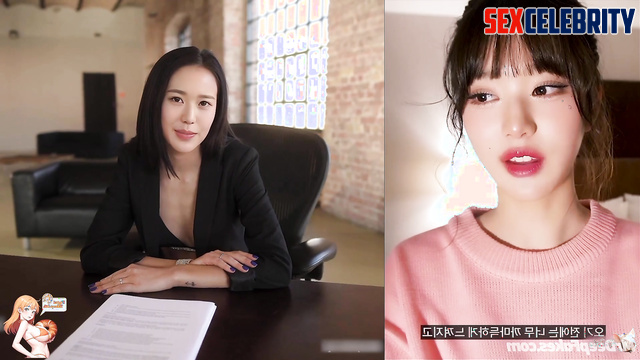 Wonyoung porn relieves stress at work by fucking right on the desk in the ass 장원영 아이브