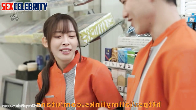 권나라 헬로비너스 Nara wants to please her colleague by mouth and hands, ai