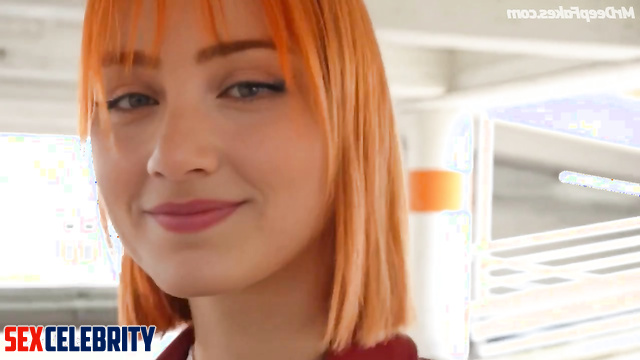 Redhead pretty decided to suck him in the parking lot, fake Emily Rudd