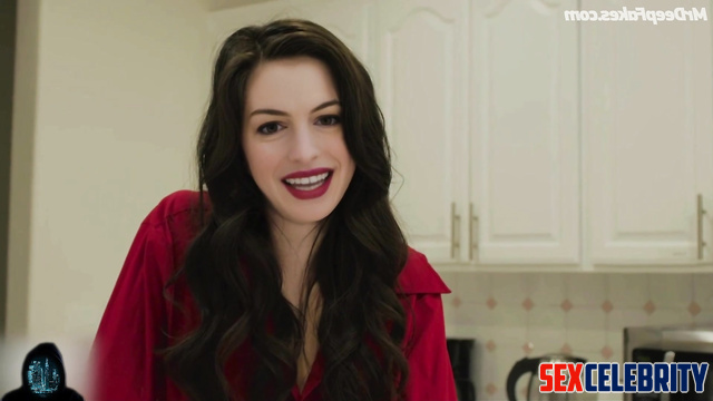 Sexy lady in red fucking so hot / Anne Hathaway in deep learning program