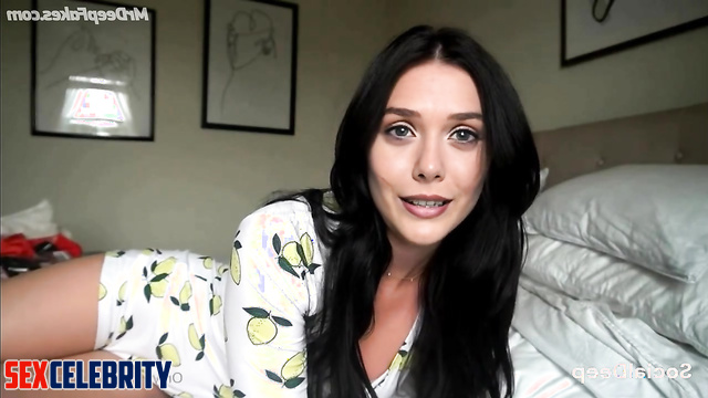 Brunette gave you her dirty talk and masturbation, solo ai Elizabeth Olsen