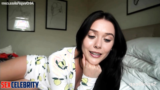 Brunette gave you her dirty talk and masturbation, solo ai Elizabeth Olsen