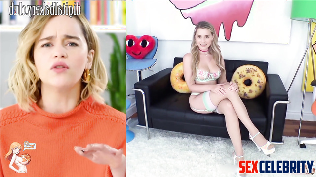 All her holes were fucked and licked - Emilia Clarke hot celebrity sex