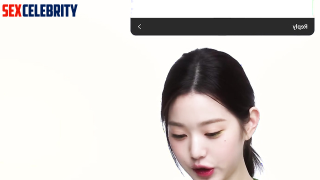 She made a stranger cum on her face, fake Wonyoung IVE 장원영 딥 페이크 에로틱