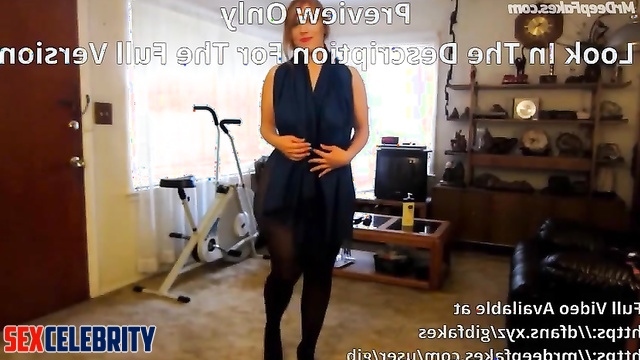 Curvy mature still got it - Scarlett Johansson face swap