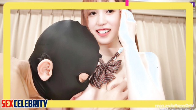 Mina fakeapp, lick nipples & then she gives a blowjob and gets fucked in the pussy 미나 트와이스