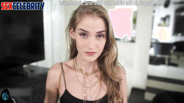 Emma Watson face swap POV your assistant and does for you whatever you want