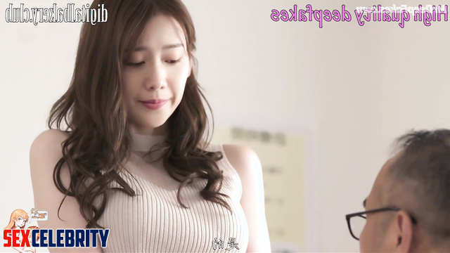 Rude doctor fingered her pussy at the appointment, fake Yoona (윤아 소녀시대)