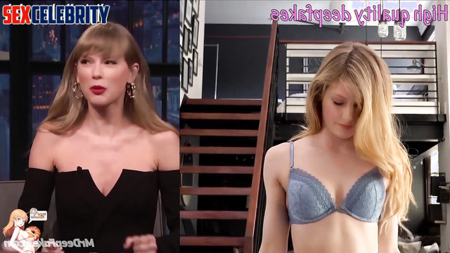 Huge facial for cute little girl Taylor Swift [face swap]