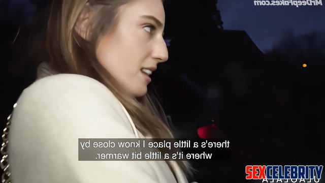 Maya Hawke deepfake porn decides to warm up on a cold dark evening with hot sex