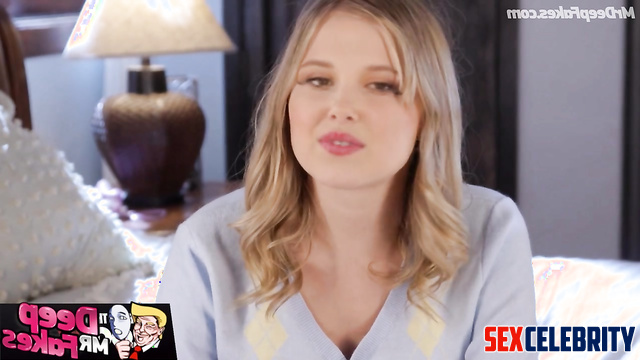 Face swap Millie Bobby Brown backstage with shooting gorgeous porn