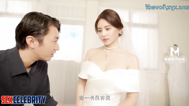 Forbidden handjob before wedding, Liu Shishi (刘诗诗 性爱场面) face swap