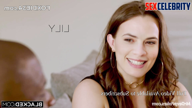 It's impossible not to moan with a bbc inside for her, Hayley Atwell A.I.