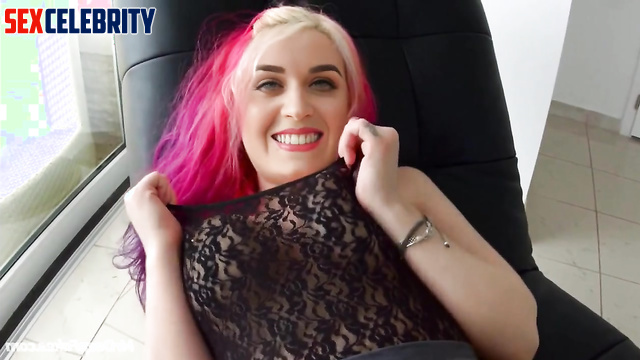 Pmv ai scenes with Katy Perry - slut with colored pussy hair fucked hard