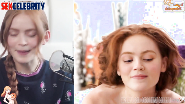 Petite teen Sadie Sink can't resist her stepbro's big cock - fakeapp