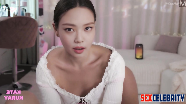 제니 블랙핑크 Jennie invited you at her cute pink room - pov deepfake video