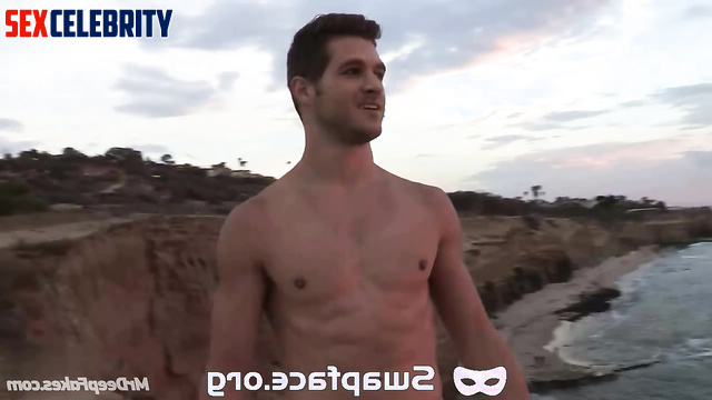Naked Michael Bublé jerking off in the bath and on the fluffy carpet, ai