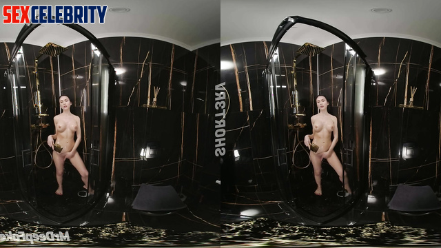 She wants you to watch her solo in the bathroom, Megan Fox in fake porn