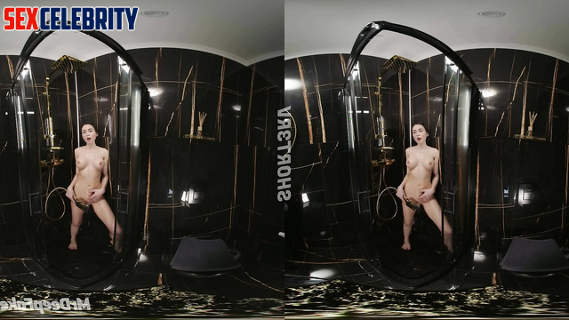 She wants you to watch her solo in the bathroom, Megan Fox in fake porn