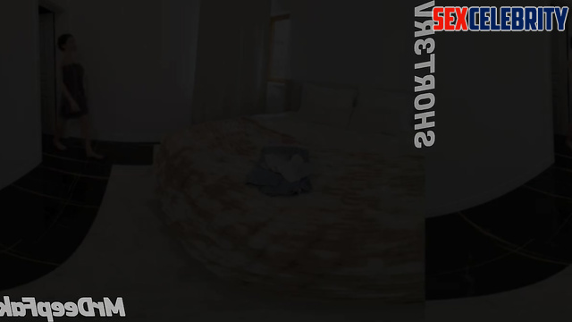 She wants you to watch her solo in the bathroom, Megan Fox in fake porn