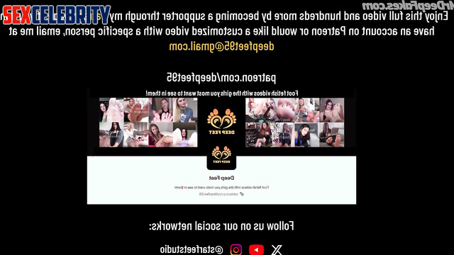 Foot ai scenes with dirty Fivel Stewart (she wanna her toes inside mouth)