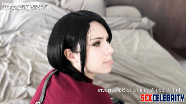 Try to calm her down (put your dick in her mouth), Scarlett Johansson ai