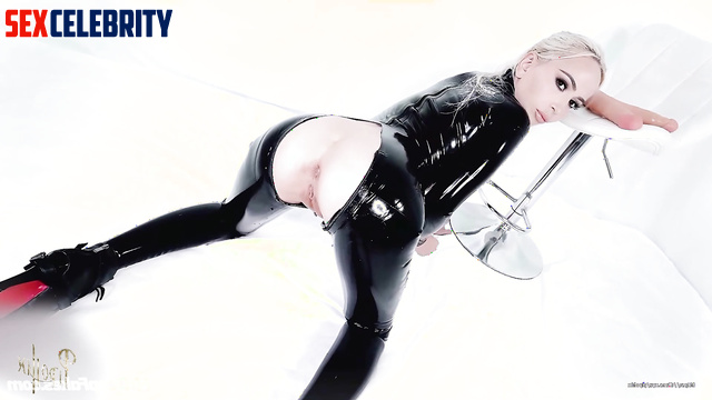 Busty slut playing her favorite game - Kim Kardashian solo deepfake video