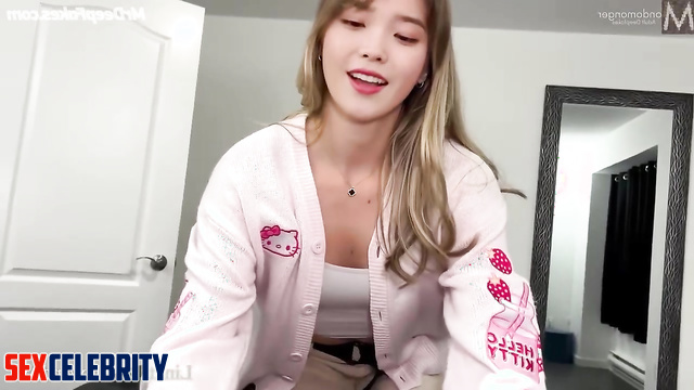 이지은 가짜 연예인 포르노 cute neighbor made you cool blowjob, IU in deepfake erotic