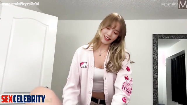 이지은 가짜 연예인 포르노 cute neighbor made you cool blowjob, IU in deepfake erotic